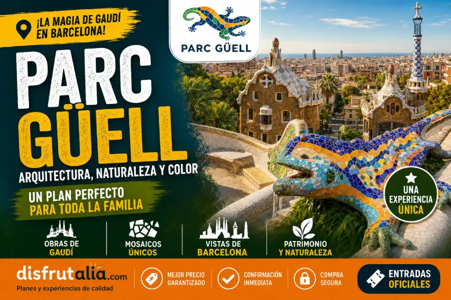 Parc Gúell joya del modernismo en Barcelona